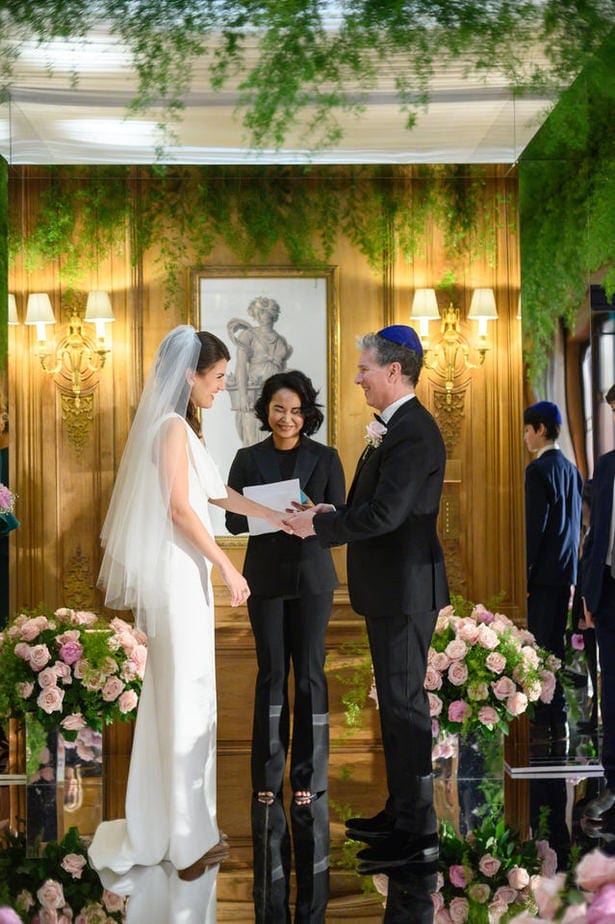 jewish ceremony wedding at THE four seasons george v paris