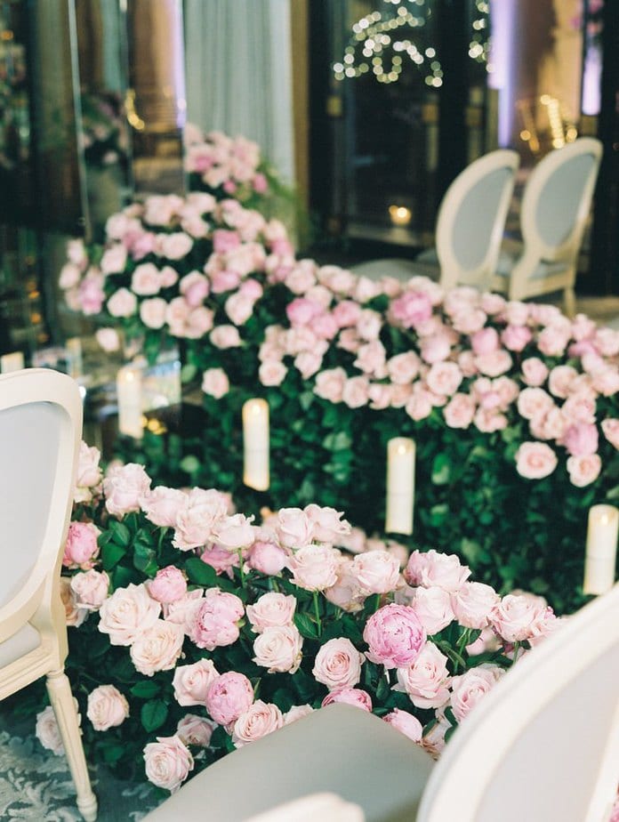 jeff leatham flowers four seasons wedding at the george v in paris
