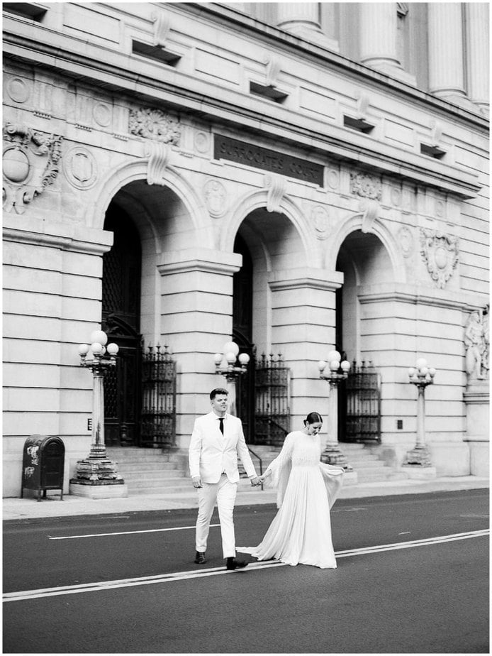 julie and jordans bride and groom photos before their nyc city hall wedding