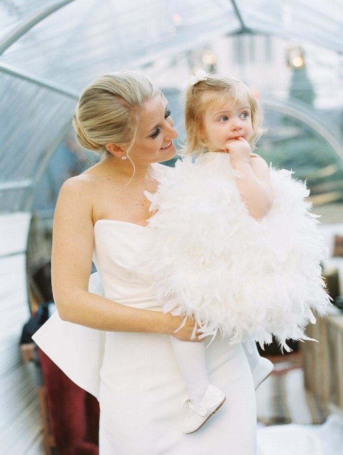 bride and her neice